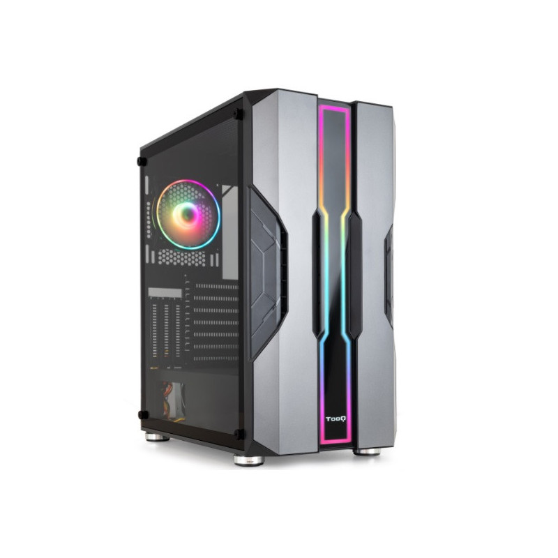Caja atx tooq tqgcc103-b \nightcity\" negra eatx/atx/micro atx/mini tx frontal led a"