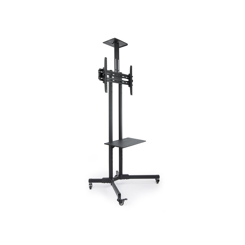 Soporte de suelo con ruedas tooq fs1470m-b para pantallas de 37\-70\" max. 50kg vesa max. 600x400 neg"