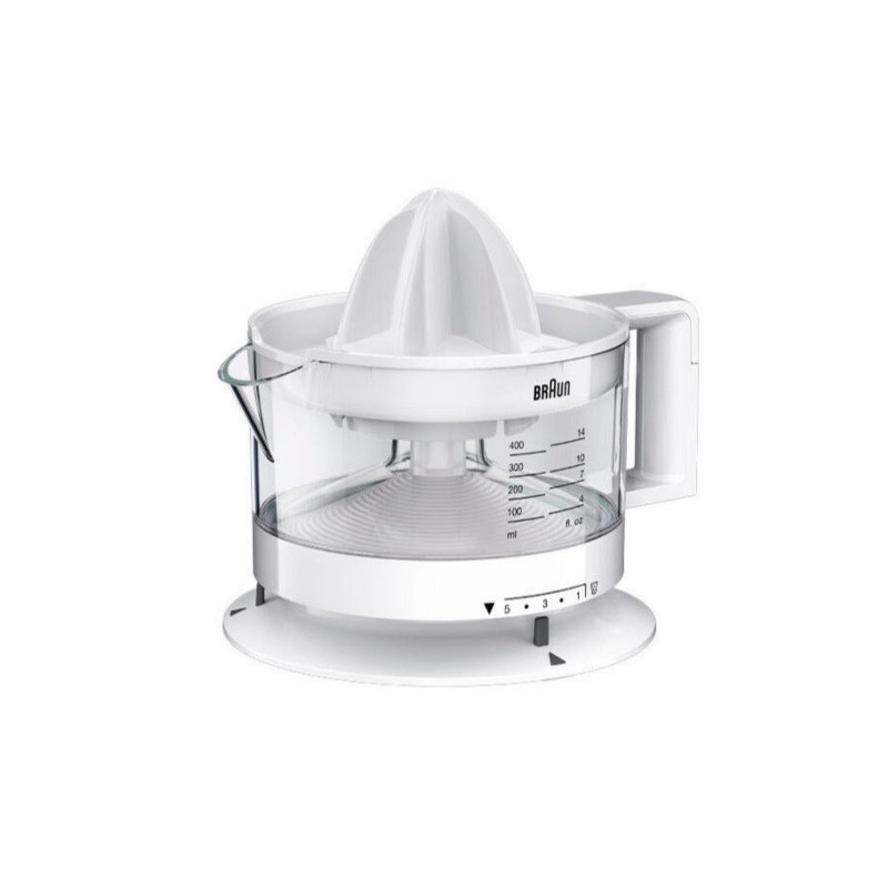 Exprimidor braun tribute collection cj3000wh 20w vaso 0.35l regulador de p ulpa apto lavavajillas