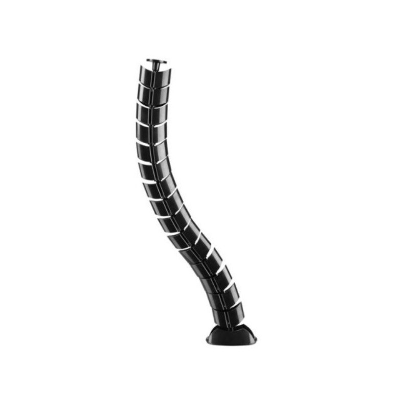 Organizador de cables equip 650861 de doble canal color negro