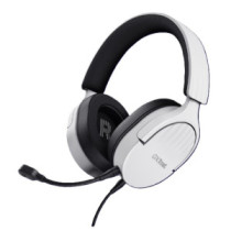Headset trust gaming gxt 489 blanco fayzo 25210 microfono desmontable plegable cable trenzado 1,2m j