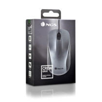 Mouse ngs crew gray con cable de 1200 dpi