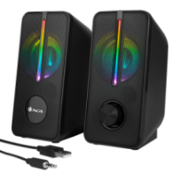Altavoces 2.0 ngs gaming con iluminaci?n led rgb, 12w y conexi?n usb