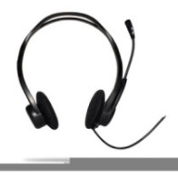 Headset logitech stereo microfono con supresion de ruido usb pc960m p/n:981-000100