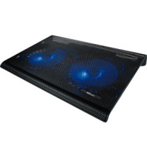 Base de refrigeracion para portatiles trust  con 2 ventiladores y leds azul hasta 17.3\ 20104*"