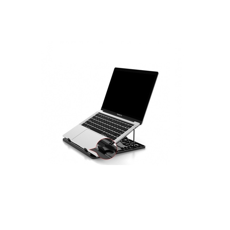 Soporte de portatil conceptronic de aluminio color gris