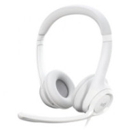 Headset logitech h390 microfono con supresion de ruido usb color blanco p/n: 981-001286