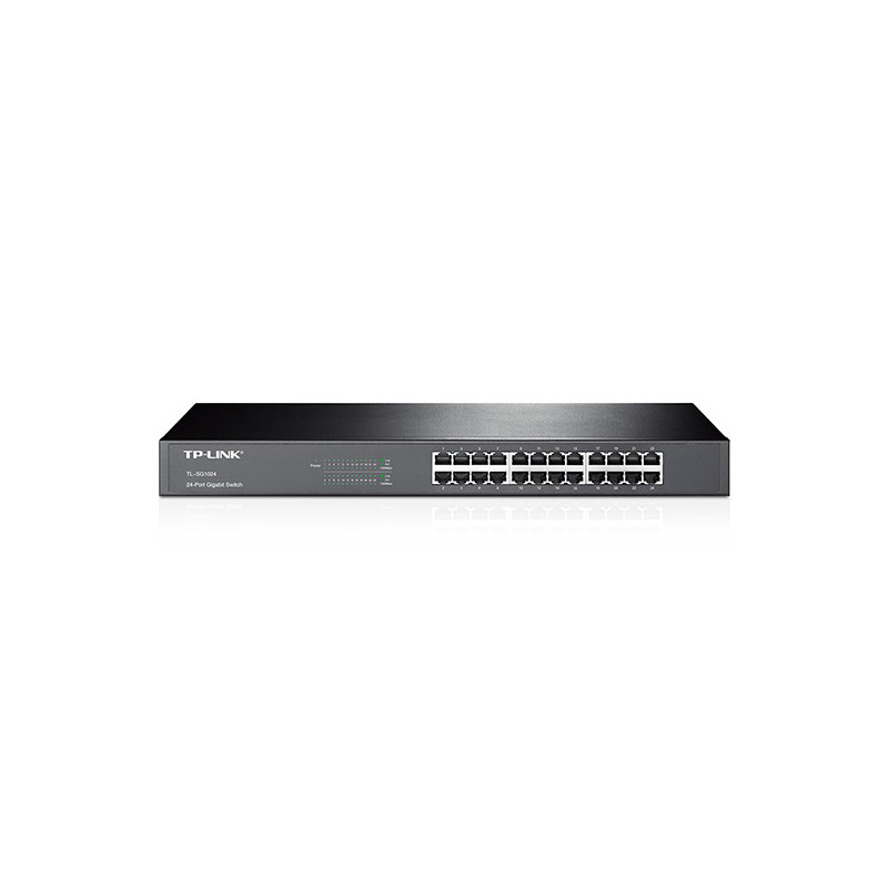Switch no gestionable tp-link sg1024 24p giga carcasa metalica 19\ rack"