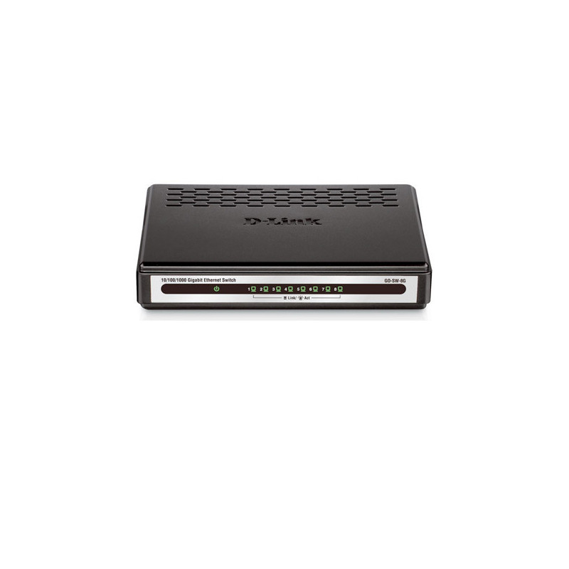 Switch no gestionable d-link go-sw-8g 8p giga sobremesa no rack