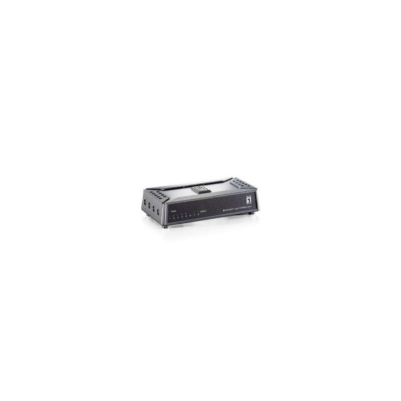 Switch level one no gestion 8 puertos 10/100 mini no rack base magnetica