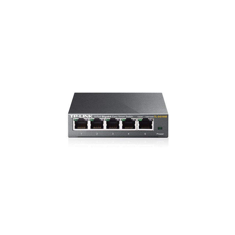 Switch semigestionable tp-link sg105e 5p giga carcasa metalica