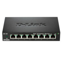 Switch no gestionable d-link des-108 8p ethernet carcasa metal sobremesa no rack