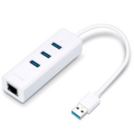 Conversor tp-link ue330 de usb3.0 a ethernet gigabit con hub 3p usb3.0