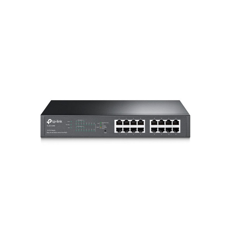 Switch semigestionable tp-link sg1016pe 16p (con 8p poe+) carcasa metalica giga 19\ rack"