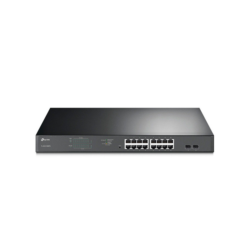 Switch semigestionable tp-link sg1218mpe 16p giga poe/poe+ alimentacion poe 192w rack 19\ 1u"