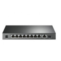Switch tp-link tl-sg1210p 9p giga 1p sfp gigabit 8 puertos poe/poe+ alimentacion poe 63w