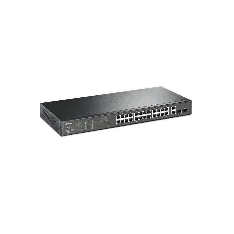Switch semigestionable poe+ tp-link tl-sg1428pe 28p giga de estos 24p poe+ (250w) 2p giga sfp