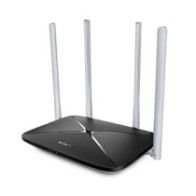 Router wifi ac dualband mercusys ac12 wifi ac1200 4 puertos lan 1 puerto wan 4 antenas de 5dbi