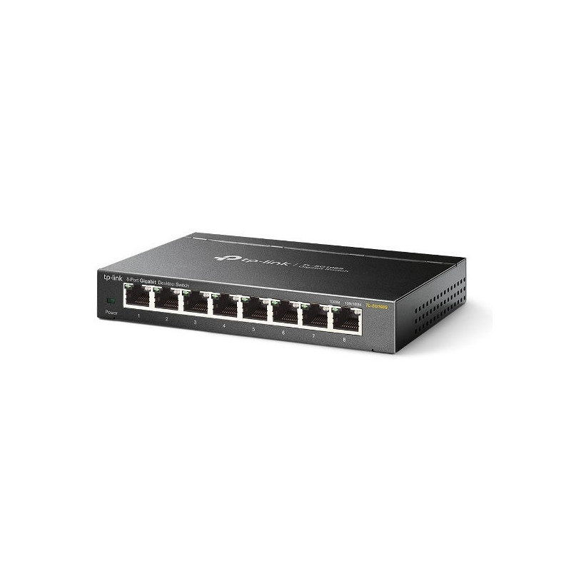 Switch no gestionable tp-link sg108s 8p giga carcasa metalica no rack
