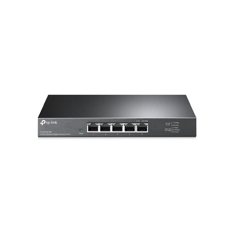 Switch no gestionable tp-link sg105-m2 5p 2.5gigabit carcasa de metal no rack