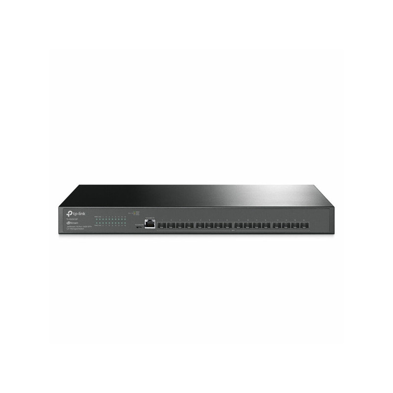 Switch gestionable l2+ tp-link sx3016f 16p 10gbps sfp+ l2+ doble fuente redundante gestion omada sdn