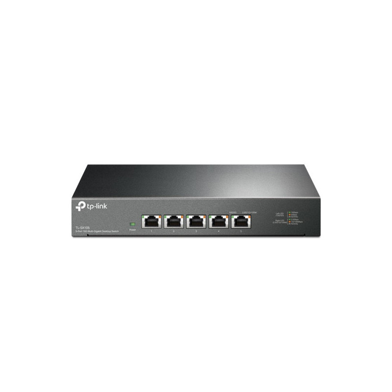 Switch no gestionable tp-link sx105 5p 10gbps carcasa de metal no rack