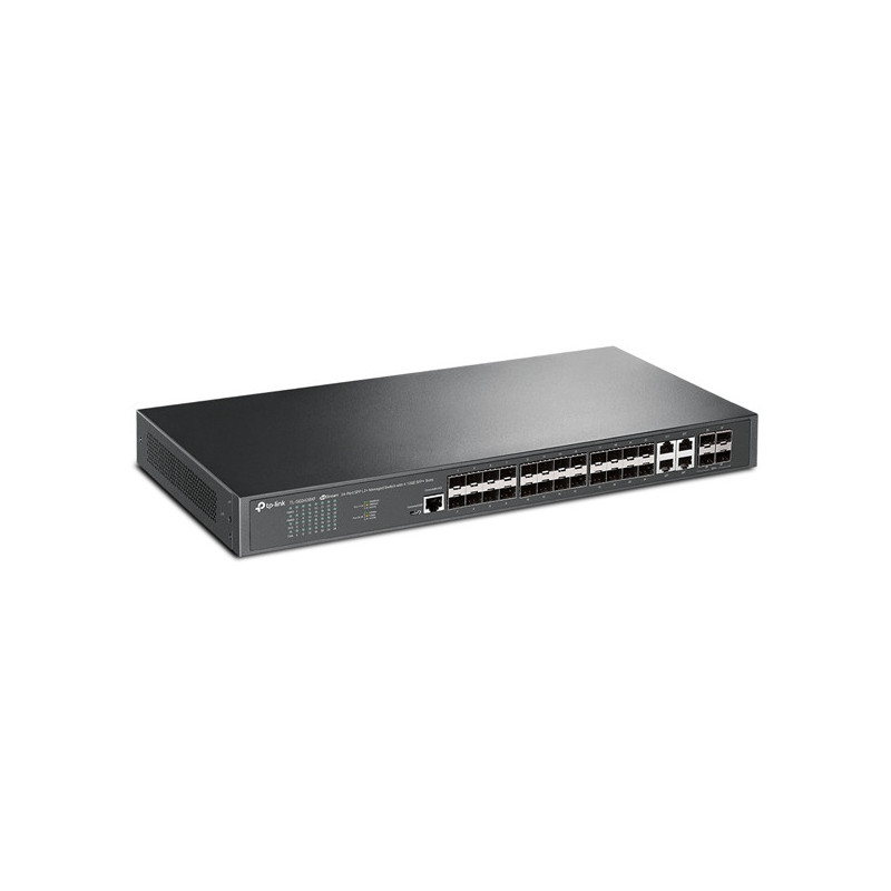 Switch gestionable jetstream tp-link sg3428xf 24p gigabit sfp l2+ y 4 ranuras sfp+ de 10 ge