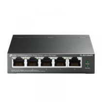 Switch semigestionables poe+ tp-link sg105mpe 5p gigabit 4p poe+ total poe+ 120w carcasa metalica