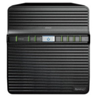 Servidor nas synology disk station ds423 2xgbe 2xusb 3.2 4 bahias 1.7 ghz raid 0,1,5,6,10
