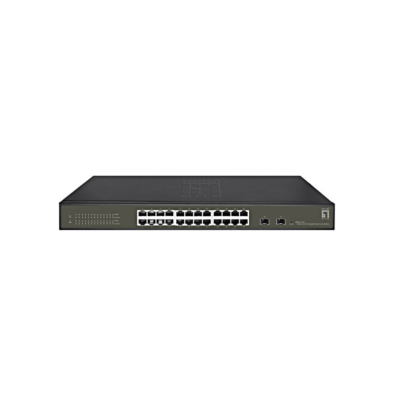 Switch semigestionable level one hilbert 24p giga + 2p sfp giga carcasa metalica