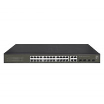 Switch semigestionable level one hilbert 24p giga + 4p sfp giga carcasa metalica