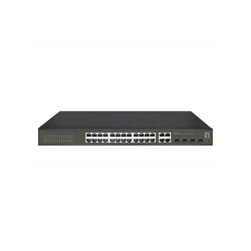 Switch semigestionable level one hilbert 24p giga + 4p sfp giga carcasa metalica
