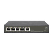 Switch semigestionable level one hilbert 4p poe 10/100/1000 60w + 1p 10/100/1000 carcasa metalica