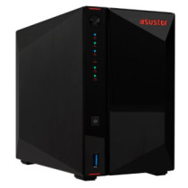 Servidor nas asustor nimbustor 2 gen2 as5402t 2 bahias 4xm.2 nvme celeron n5105 2.0ghz 4gb hdmi rj45