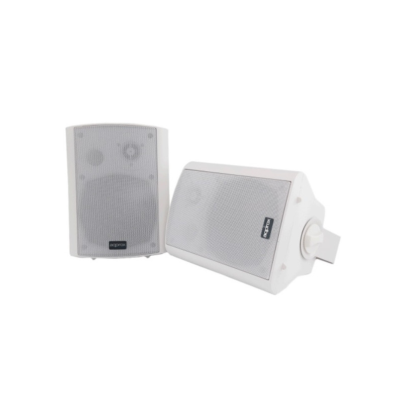 Altavoces 2.0 autoamplificados approx color blanco 30w 5,25\ input 2xrca 1xjack 1x5 pin bt"