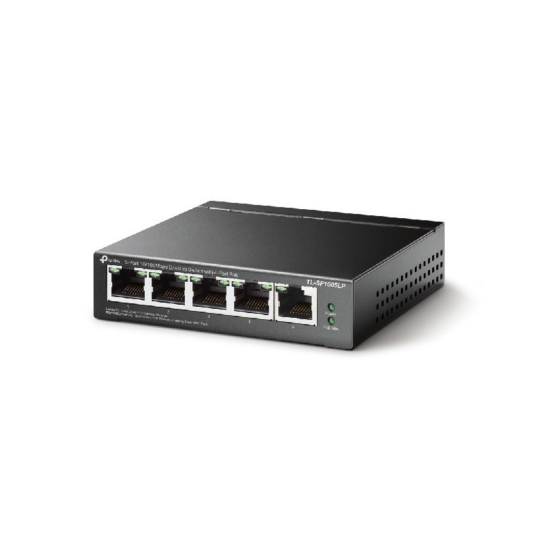 Switch no gestionable tp-link tl-sf1005lp sobremesa 10/100 4p poe total poe 41w