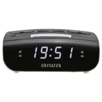Radio despertador aiwa cr-15bk doble alarma fm