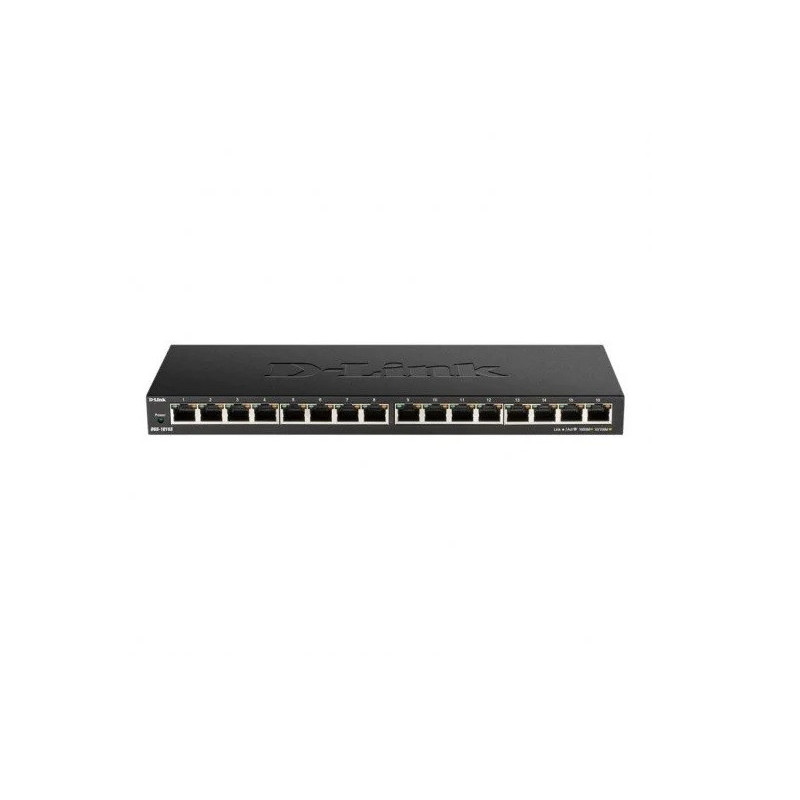 Switch no gestionable d-link dgs-1016s 16p giga low profile para sobremesa - pared o instalaciones d