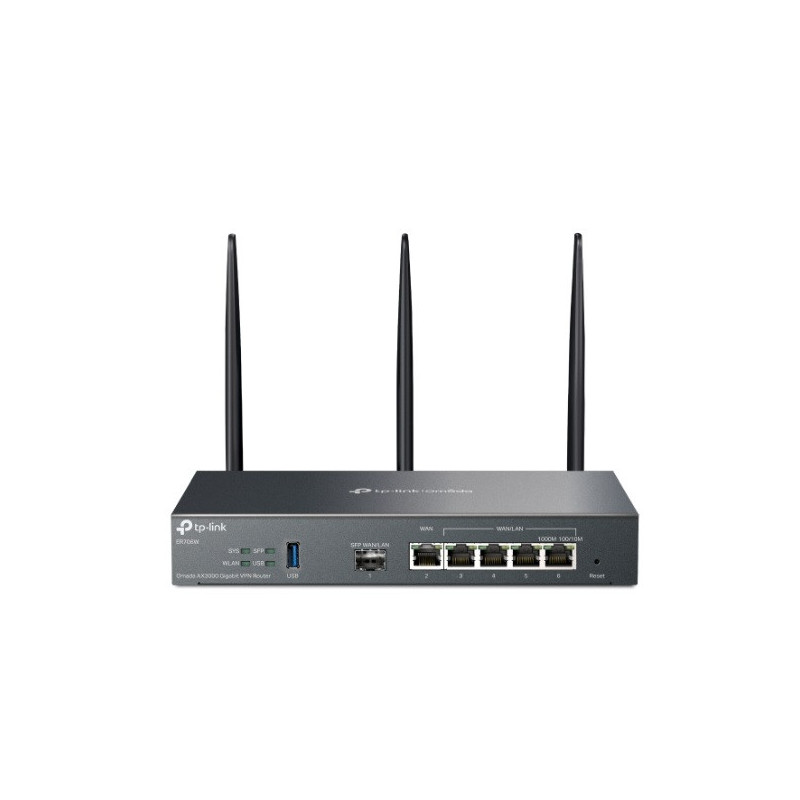 Router vpn tp-link er706w gigabit omada ax3000 1p sfp y 5p rj45 omada mesh wifi doble banda