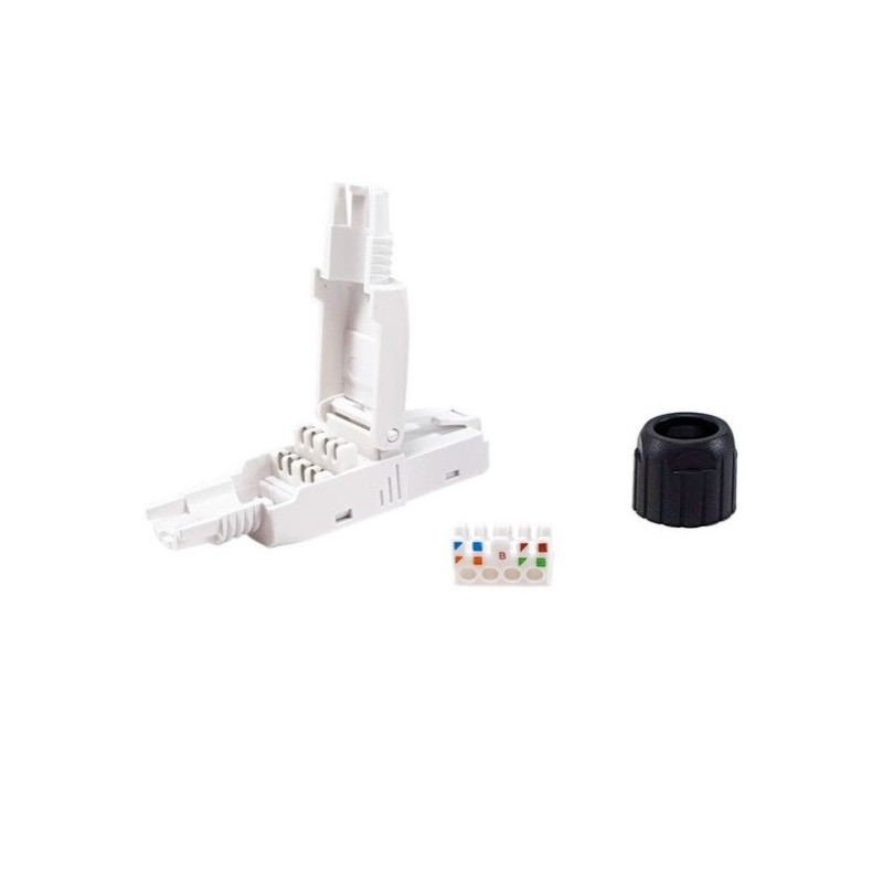 Kit 5 conectores rj45 equip categoria 6 121161 montaje sin herramientas