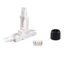 Kit 5 conectores rj45 equip categoria 6a 121162 montaje sin herramientas