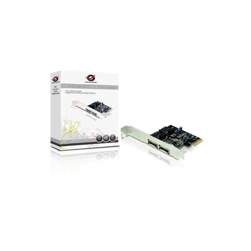 Controladora pcie conceptronic csata600exi sata-3 por pcie c05-150