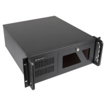 Caja rack 19\ 4u unyka uk4229 evo frontal con puerta de seguridad filtro antipolvo usb 3.0 sin fuen"