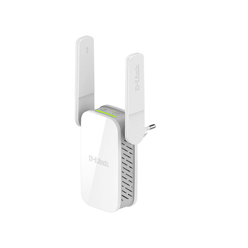 Range extender dualband d-link dap-1610 de pared ac1200 300mb en 2,4ghz y 867mb en 5ghz 1p eth 2 ant