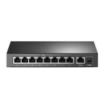Switch no gestionable tp-link tl-sf1009p sobremesa 9p 10/100 incluye 8p poe+ 10/100 total poe 65w