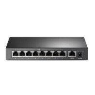Switch no gestionable tp-link tl-sf1009p sobremesa 9p 10/100 incluye 8p poe+ 10/100 total poe 65w