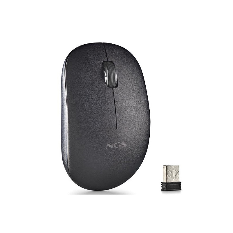 Mouse ngs wireless fog pro negro 1000dpi 2 botones nano receptor 2.4ghz