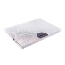 Base de refrigeracion para portatiles approx hasta 15.4\ 2 ventiladores y 3 leds color blanco - ofer"