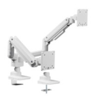 Soporte de mesa equip 650183 para 2 pantalla de 17\-35\" blanco max. 20kg por pantalla max.vesa 100x1"
