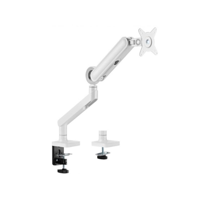 Soporte de mesa equip 650185 para 1 pantalla de 17\-35\" blanco de aluminio max. 10.5kg por pantalla "